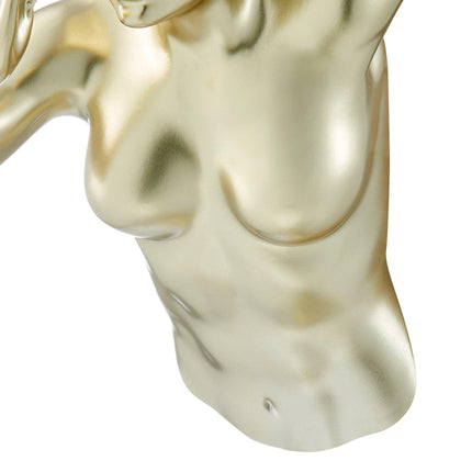 Gold Wall Runner 13" Woman Sculpture Sculpture TriadCommerceInc   