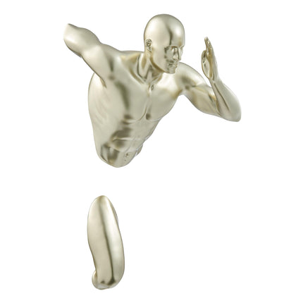 Gold Wall Runner 20" Man Sculpture Sculpture TriadCommerceInc   
