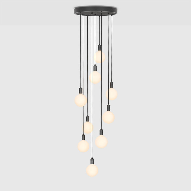 Nine Pendant in Graphite + Sphere IV Home Decor > Lighting > Ceiling Lights > Pendant Lights > Cluster Pendants TriadCommerceInc Graphite