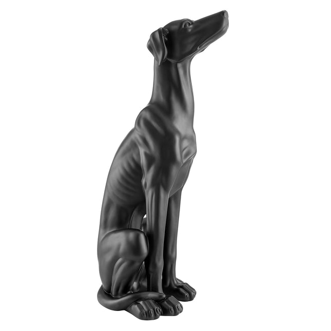 Greyhound Sculpture // Matte Black Sculpture TriadCommerceInc   