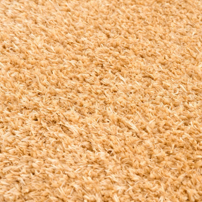 Faina Solid Gold Shag Rug Washable Rugs TriadCommerceInc