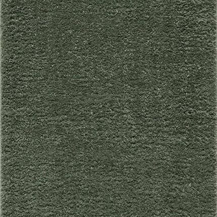 Faina Solid Green Shag Rug Washable Rugs TriadCommerceInc