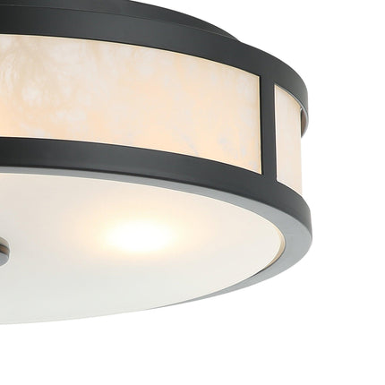 Modern 16 Inch 3-Light Black Flush Mount Ceiling Light Home Decor > Lighting > Ceiling Lights TriadCommerceInc