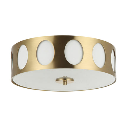 14 Inch Modern 3-Light Golden Flush Mount Ceiling Light Home Decor > Lighting > Ceiling Lights TriadCommerceInc