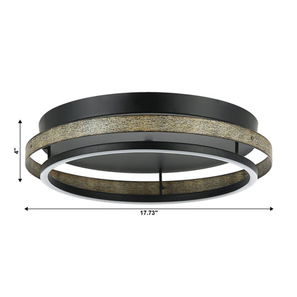 18 Inch Round Farmhouse LED Flush Mount Ceiling Light Home Decor > Lighting > Ceiling Lights TriadCommerceInc