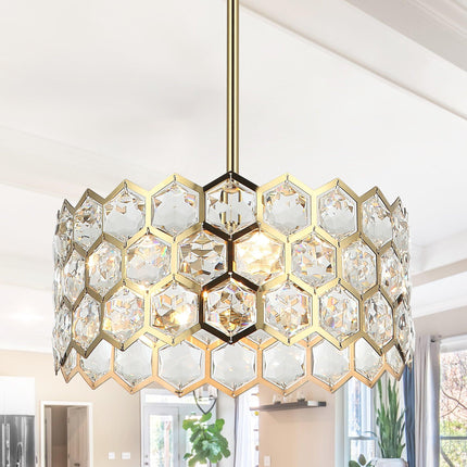 13 Inch Modern Golden 3-Light Pendant Lighting Home Decor > Lighting > Ceiling Lights > Pendant Lights TriadCommerceInc