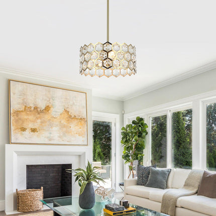13 Inch Modern Golden 3-Light Pendant Lighting Home Decor > Lighting > Ceiling Lights > Pendant Lights TriadCommerceInc