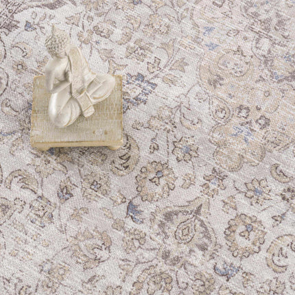 Cream Holi-2301 Washable Area Rug Rugs TriadCommerceInc
