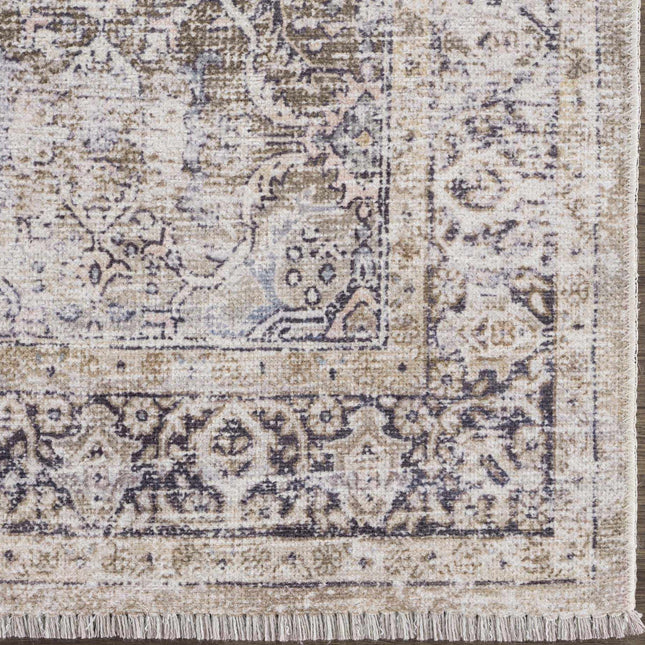 Olive Holi-2304 Washable Area Rug Rugs TriadCommerceInc