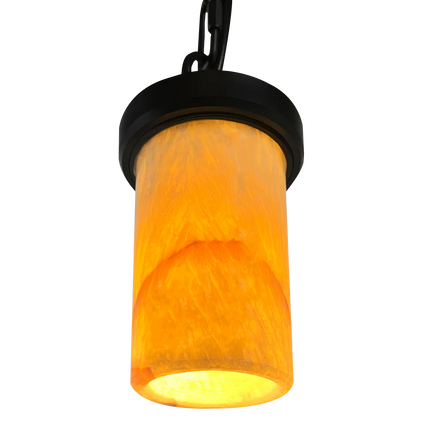 LED Stainless Steel Marble Cylinder Pendant Light Spot Light TriadCommerceInc