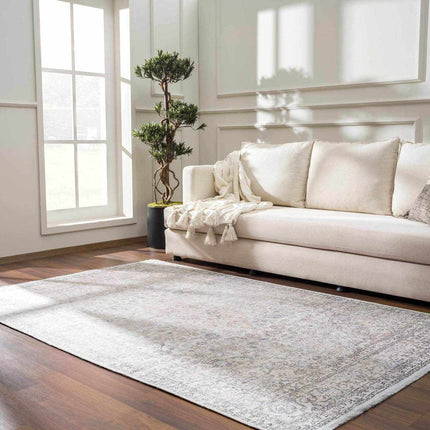 Cream Holi-2301 Washable Area Rug Rugs TriadCommerceInc