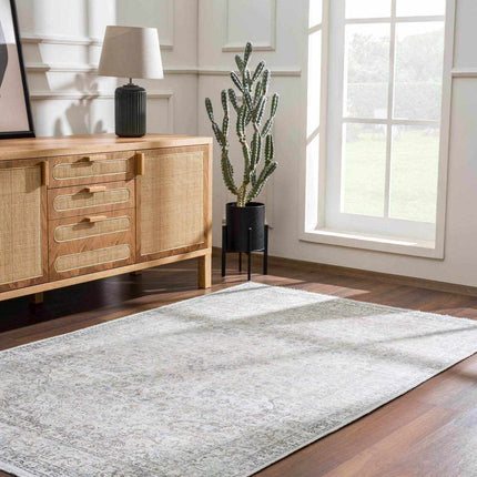 Cream Holi-2301 Washable Area Rug Rugs TriadCommerceInc