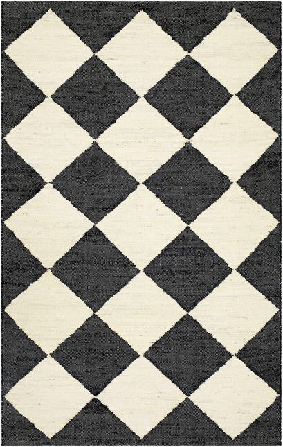 Vivir x Livabliss Antho Black Diamonds Jute Rug Rugs TriadCommerceInc