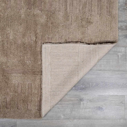 Washable Handmade Wool Rug - Brown Rugs TriadCommerceInc