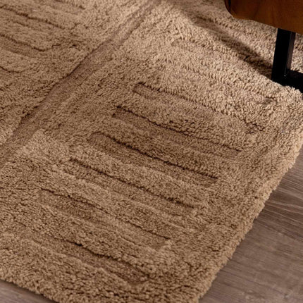 Washable Handmade Wool Rug - Brown Rugs TriadCommerceInc