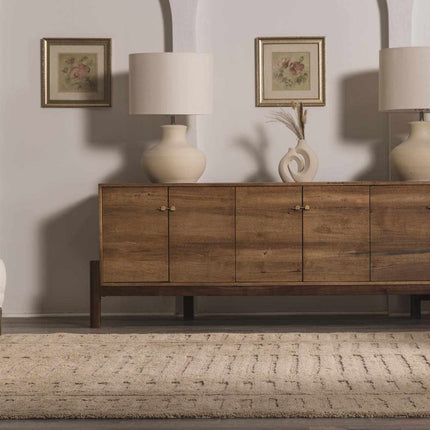 Washable Handmade Wool Rug - Brown Rugs TriadCommerceInc