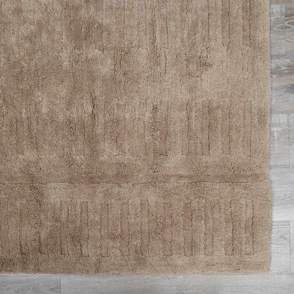 Washable Handmade Wool Rug - Brown Rugs TriadCommerceInc