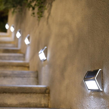 Stainless Steel LED Solar Stair Step Lights 2024 Model Home Decor > Lighting > Outdoor Lighting TriadCommerceInc