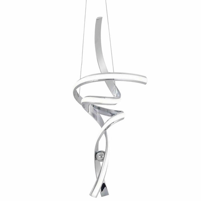 Hamburg Integrated LED Pendant - Chrome - Dimmable Chandeliers TriadCommerceInc   