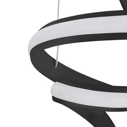 Hamburg LED Chandelier // Black Chandeliers TriadCommerceInc   