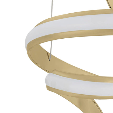 Hamburg LED Chandelier Sandy Gold Contemporary Design Home Decor > Lighting > Ceiling Lights > Chandelier TriadCommerceInc