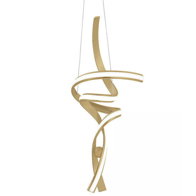 Hamburg LED Chandelier // Sandy Gold Chandeliers TriadCommerceInc   
