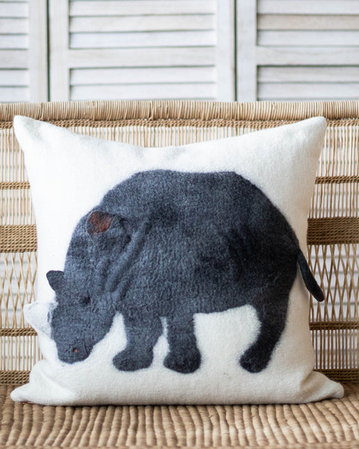 Rhino Cozy Throw Pillow Pillows TriadCommerceInc