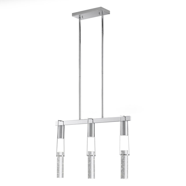 Harmony 3 Light Chandelier // Chrome Chandeliers TriadCommerceInc   