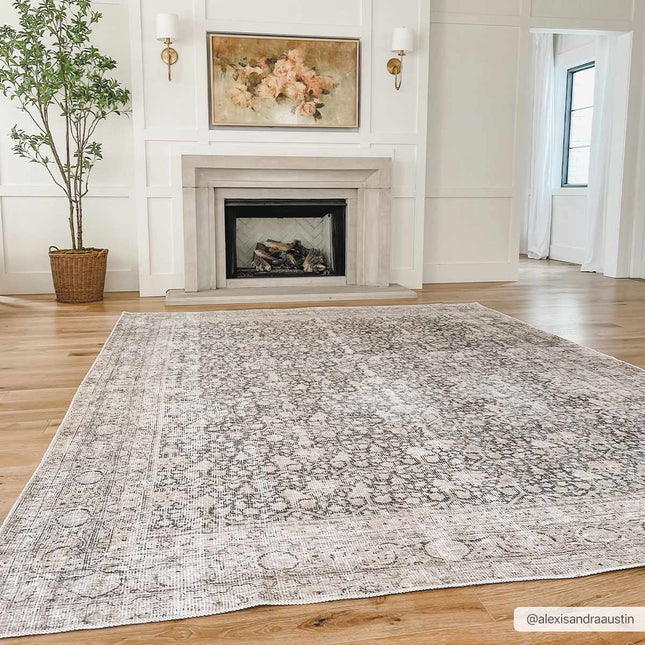 Hedda Vintage Flat Pile Washable Rug Rugs TriadCommerceInc