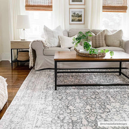 Hedda Vintage Flat Pile Washable Rug Rugs TriadCommerceInc 7'10" x 10'2" Rectangle