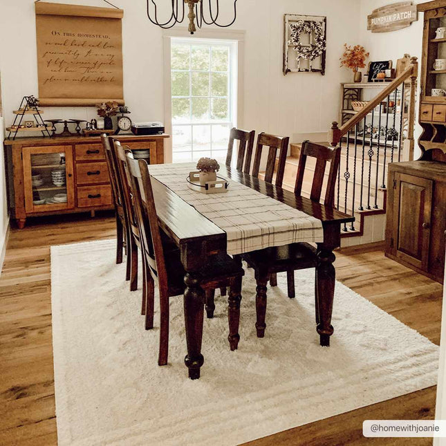 Hija Cream High-Low Area Rug Rugs TriadCommerceInc