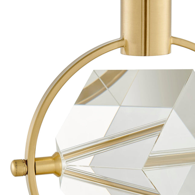 Hollywood Cube 1 Light Pendant // Gold Pendants TriadCommerceInc   