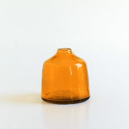 Bella Handblown Hammered Bud Vase Pots & Planters TriadCommerceInc Marigold