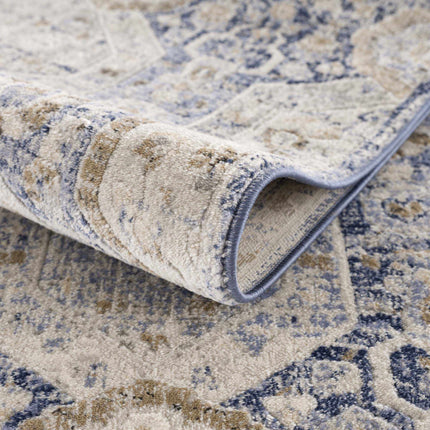Parkerfield Blue Area Rug Rugs TriadCommerceInc