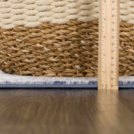Parkerfield Blue Area Rug Rugs TriadCommerceInc
