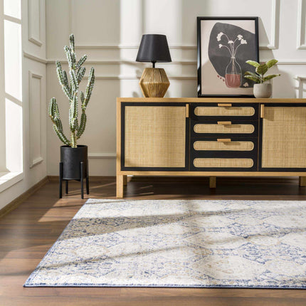 Parkerfield Blue Area Rug Rugs TriadCommerceInc 5'3" x 7'3" Rectangle