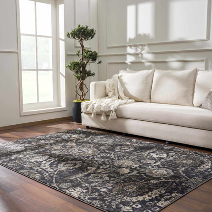 Georgiana Charcoal Area Rug Rugs TriadCommerceInc