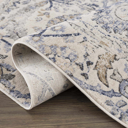 Georgiana Blue & Beige Oushak Rug Rugs TriadCommerceInc