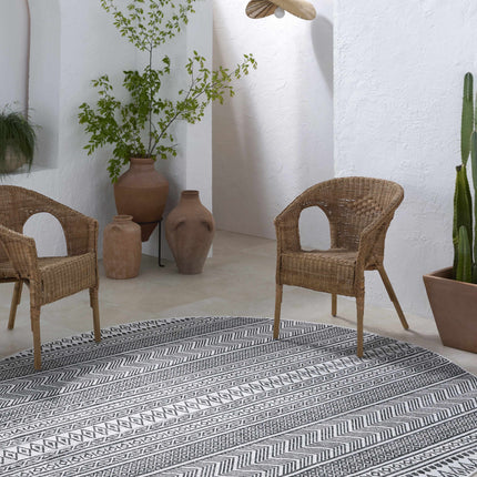 Imboden Black&White Outdoor Rug Rugs TriadCommerceInc