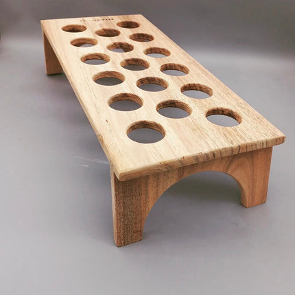 Hand-Carved Wooden Fridge Egg Tray Décor TriadCommerceInc 14 Eggs