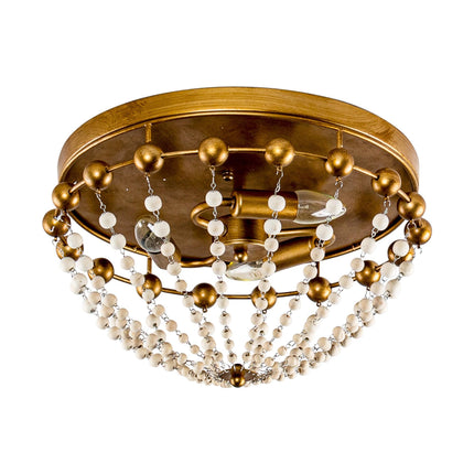3-Light Golden Bohemian LED Modern Flush Mount Lighting Home Decor > Lighting > Ceiling Lights TriadCommerceInc