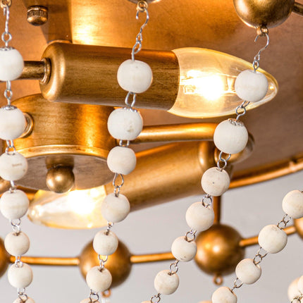 3-Light Golden Bohemian LED Modern Flush Mount Lighting Home Decor > Lighting > Ceiling Lights TriadCommerceInc