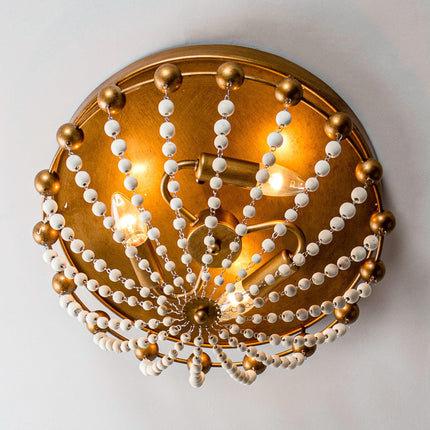 3-Light Golden Bohemian LED Modern Flush Mount Lighting Home Decor > Lighting > Ceiling Lights TriadCommerceInc