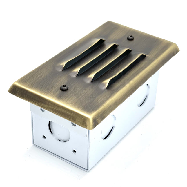 Tulay Outdoor Brass Step Light Low Voltage LED step light TriadCommerceInc