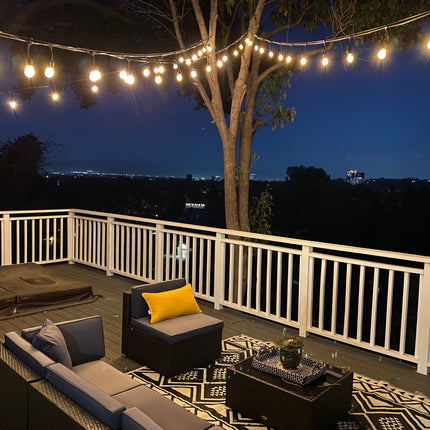 Outdoor LED Bistro String Lights 48 Feet String Lights TriadCommerceInc