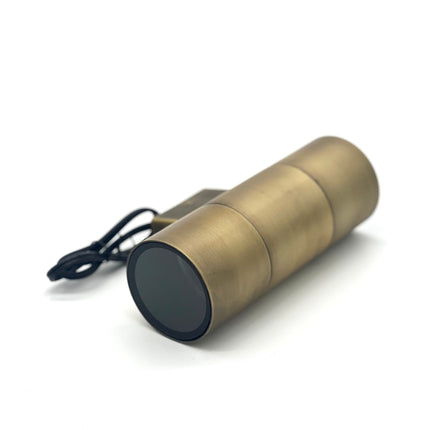 Stelvio Outdoor Sconce Antique Brass Up Down Light Sconce Light TriadCommerceInc