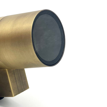 Stelvio Outdoor Sconce Antique Brass Up Down Light Sconce Light TriadCommerceInc