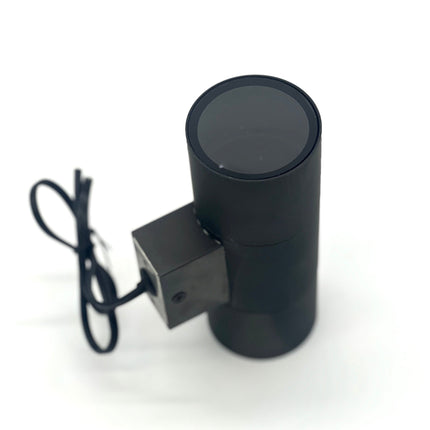 Stelvio Black Outdoor Low Voltage Up Down Sconce Sconce Light TriadCommerceInc