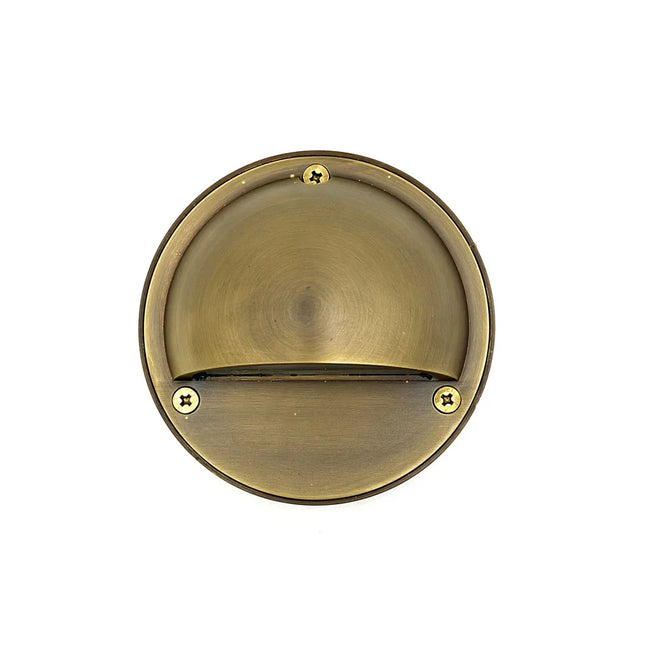 Rein Brass Low Voltage Outdoor Step Deck Light Deck Light TriadCommerceInc Antique Brass No Thanks
