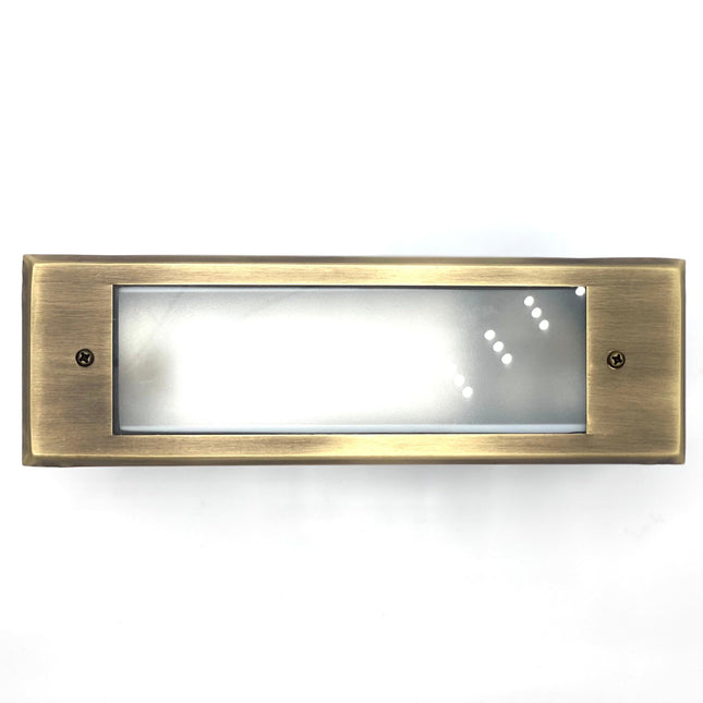 Tulay Brass Low Voltage Outdoor Step Light step light TriadCommerceInc